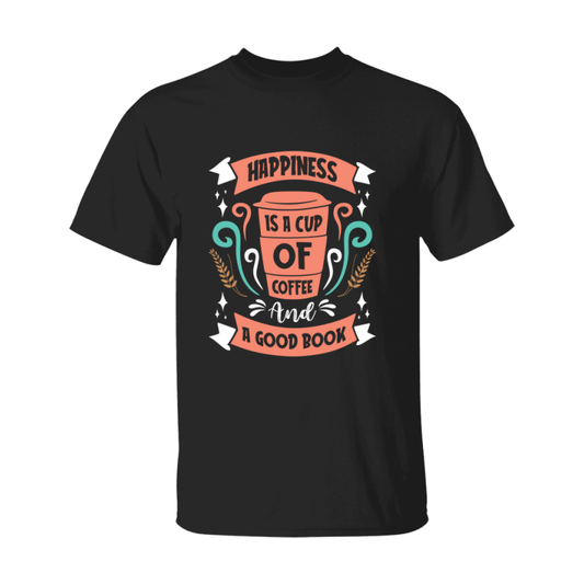 Coffee Lovers Funny Coffee Quote Tee Shirt, Black Unisex Gildan 500 Tee