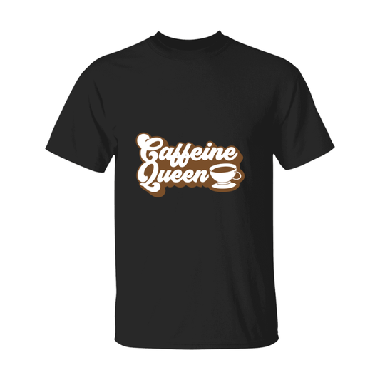 Coffee Lovers Funny Coffee Quote Tee Shirt, Black Unisex Gildan 500 Tee