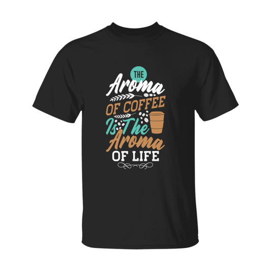 Coffee Lovers Funny Coffee Quote Tee Shirt, Black Unisex Gildan 500 Tee