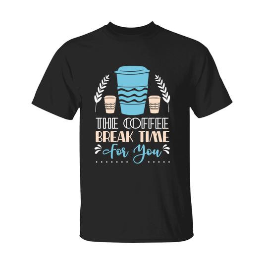 Coffee Lovers Funny Coffee Quote Tee Shirt, Black Unisex Gildan 500 Tee