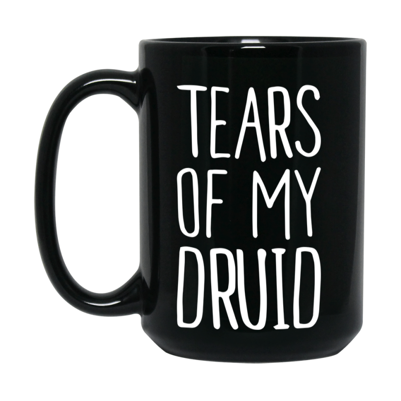 Dnd Dragon Masters Mug, Tears Of My Druid Coffee Mug