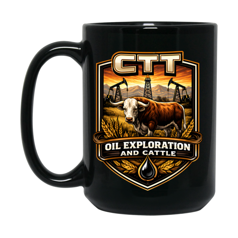 CTT Oil Exploration And Cattle Mug
