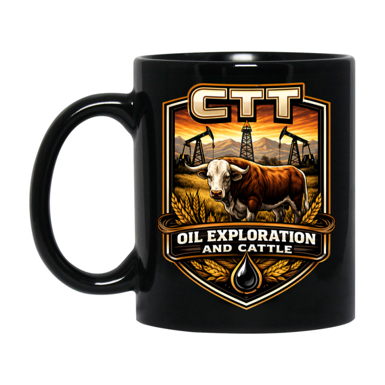 CTT Oil Exploration And Cattle Mug