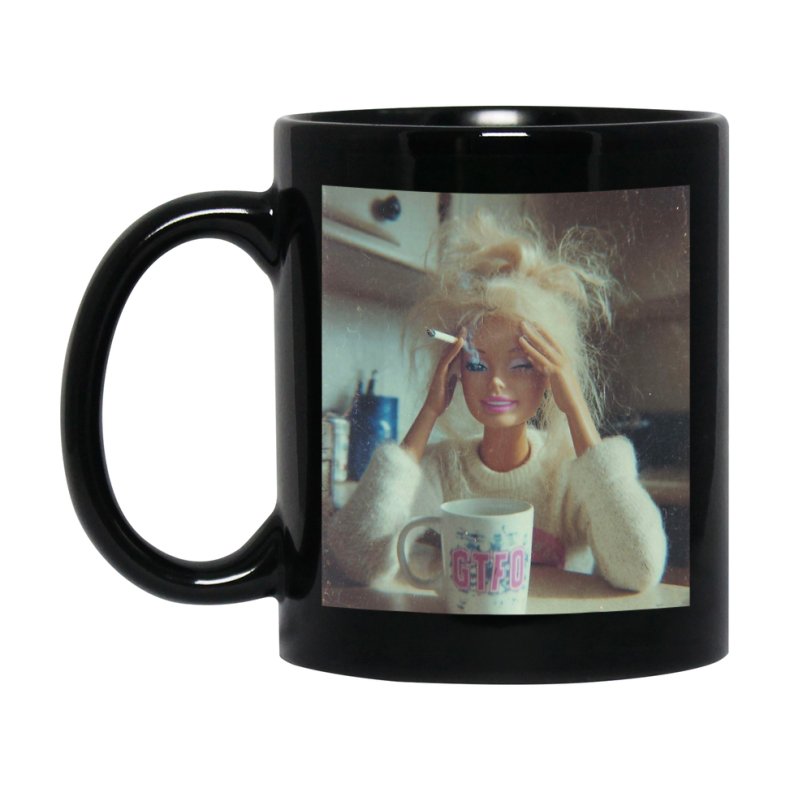 Disgusted Doll Face Mug, Funny Doll Face Meme Coffee Cup