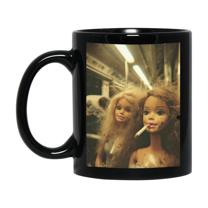 Disgusted Doll Face Mug, Funny Doll Face Meme Coffee Cup