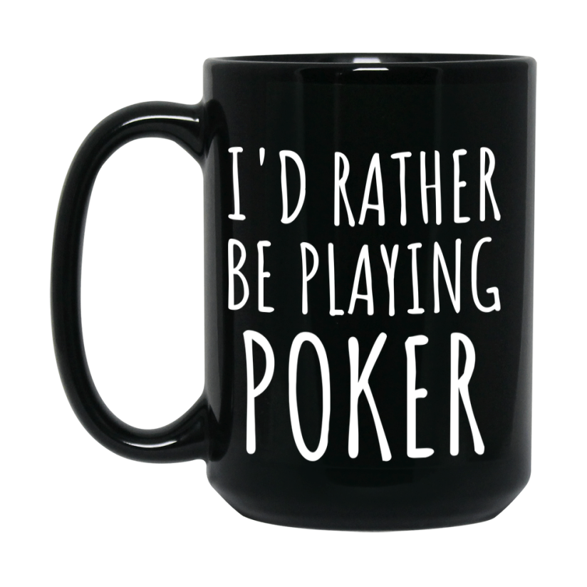 Casino Mug For Poker Players, Funny Poker Coffee Mug, 11Oz Or 15Oz Novelty Mug
