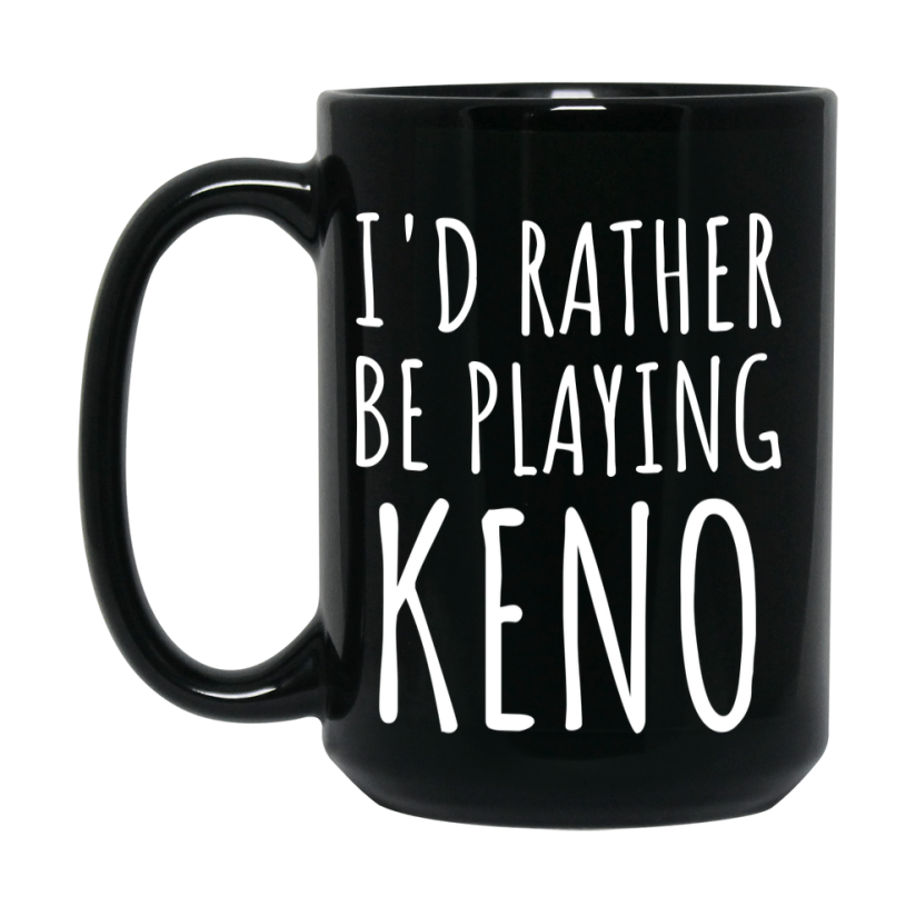 Casino Mug For Keno Players, Funny Keno Coffee Mug, 11Oz Or 15Oz Novelty Mug