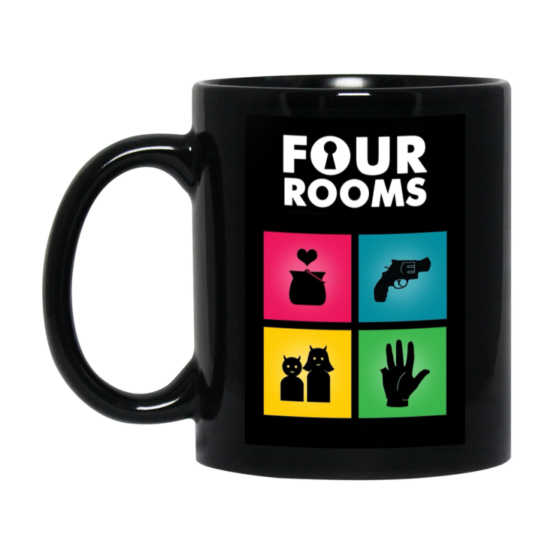 90S Movie Mug Four Rooms (1995