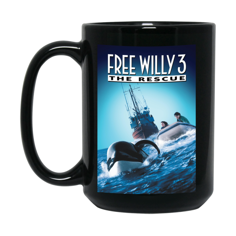 90S Movie Mug Free Willy 3 The Rescue (1997
