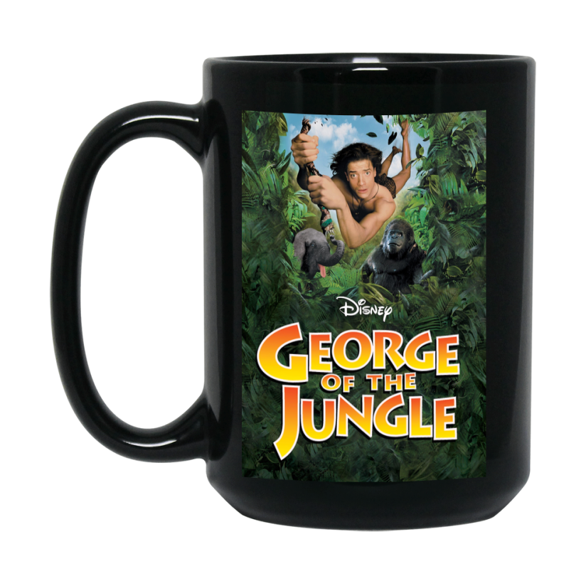 90S Movie Mug George Of The Jungle (1997