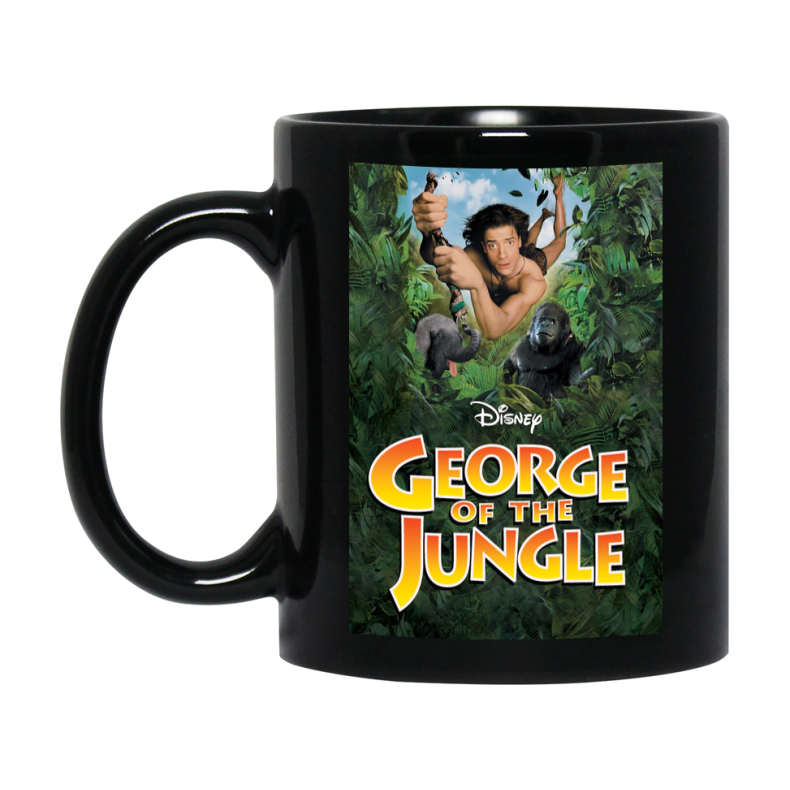 90S Movie Mug George Of The Jungle (1997