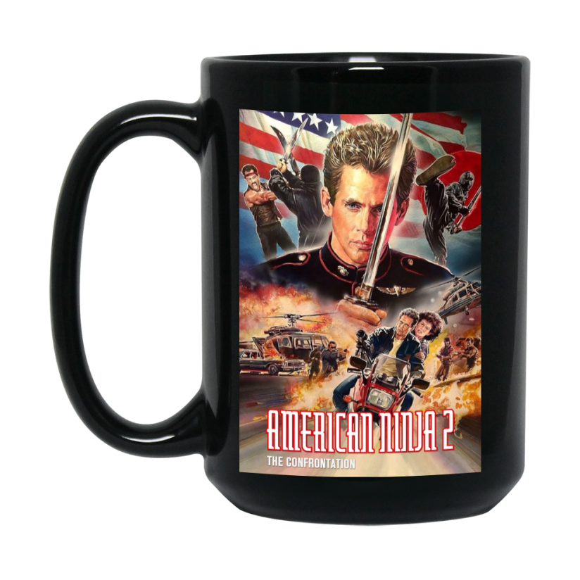 80S Movie Mug American Ninja 2 The Confrontation (1987