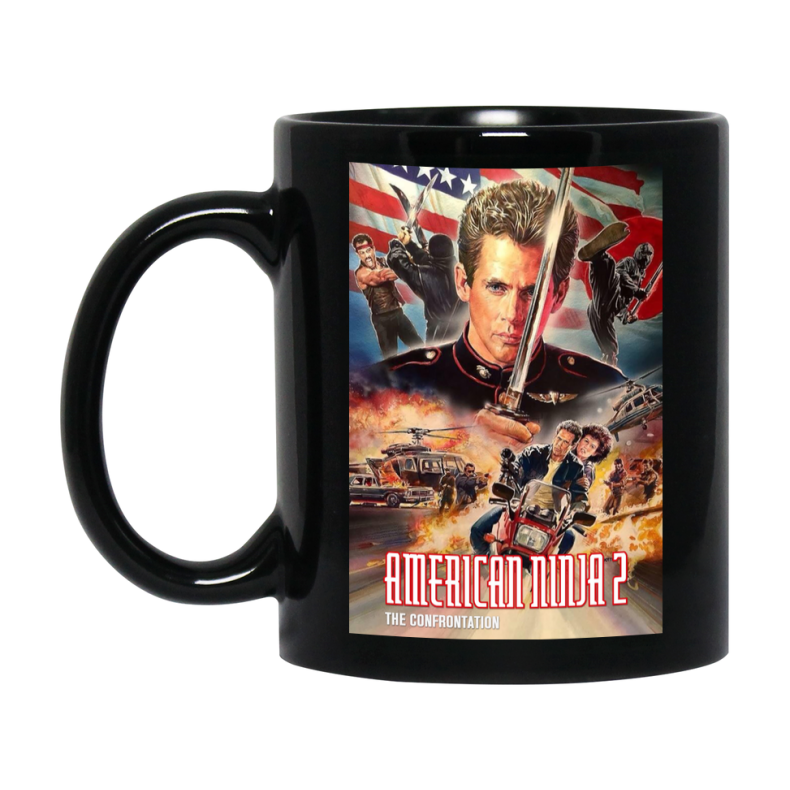 80S Movie Mug American Ninja 2 The Confrontation (1987