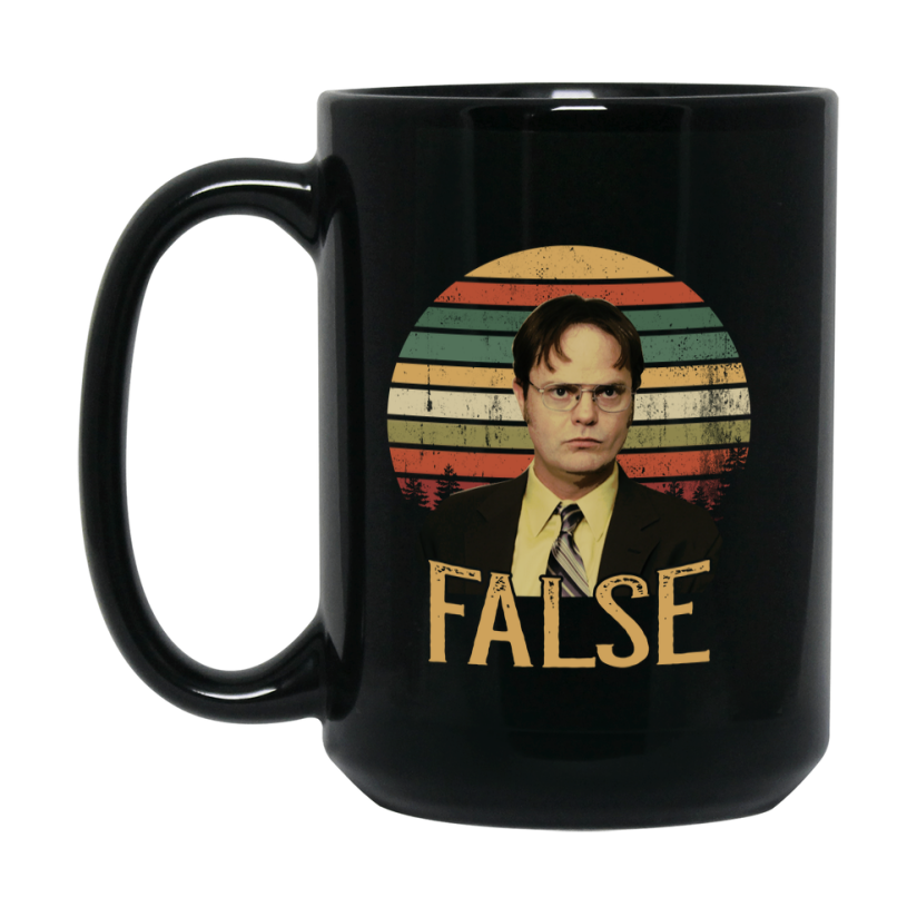 The Office Tv Show Mug, Black Ceramic Coffee Mug 11Oz 15Oz