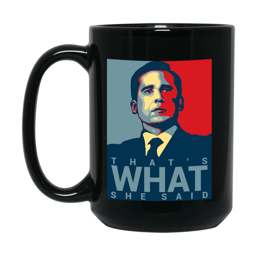 The Office Tv Show Mug, Black Ceramic Coffee Mug 11Oz 15Oz