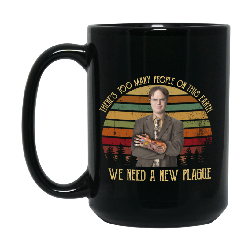 The Office Tv Show Mug, Black Ceramic Coffee Mug 11Oz 15Oz
