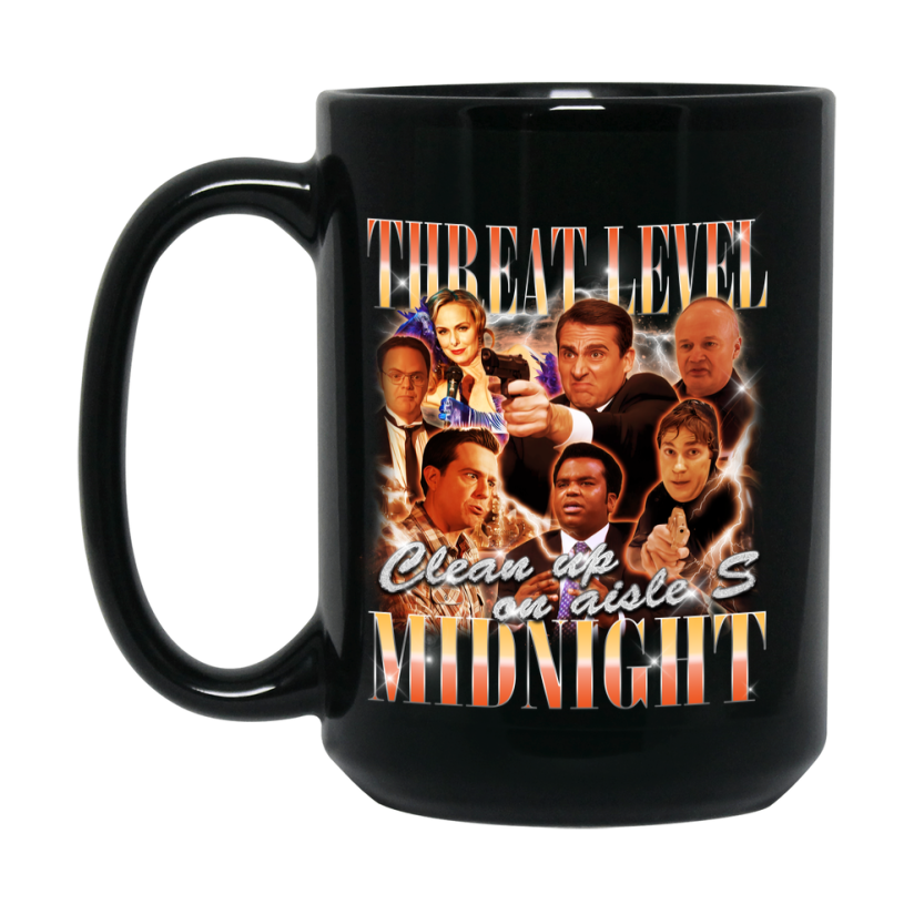 The Office Tv Show Mug, Black Ceramic Coffee Mug 11Oz 15Oz