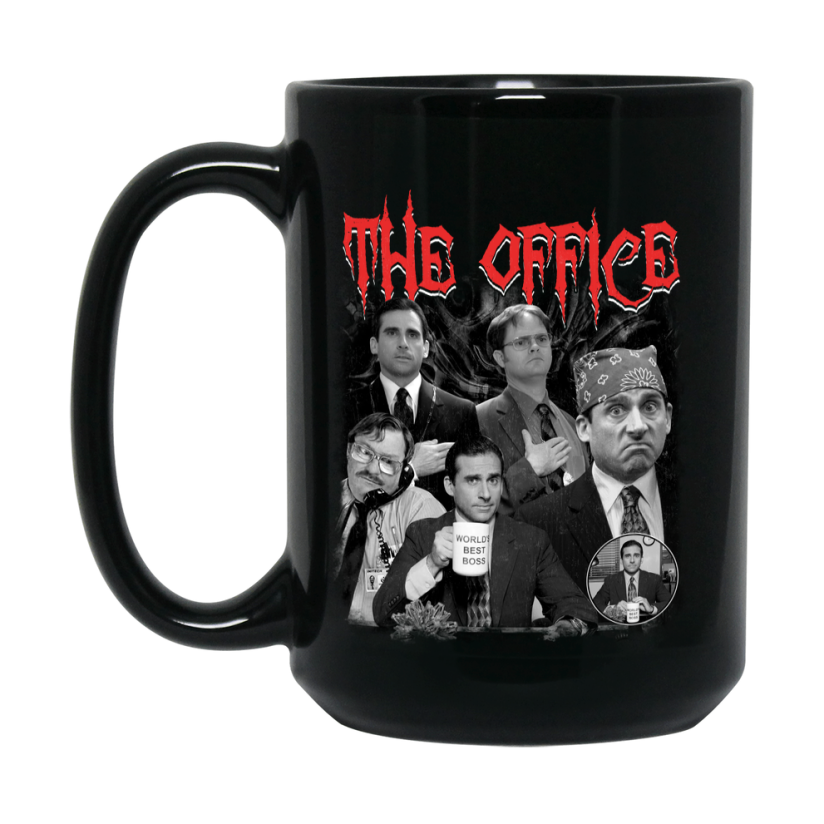 The Office Tv Show Mug, Black Ceramic Coffee Mug 11Oz 15Oz