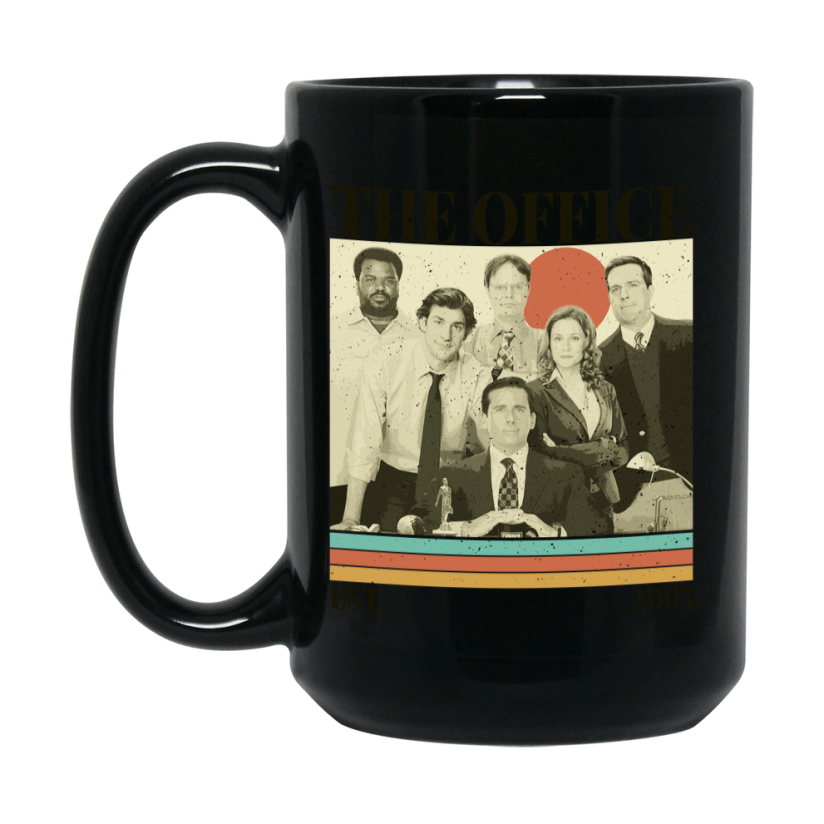 The Office Tv Show Mug, Black Ceramic Coffee Mug 11Oz 15Oz