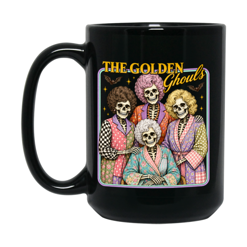 The Golden Ghouls Mug - Halloween Coffee Mug, 11Oz Or 15Oz Ceramic Cup