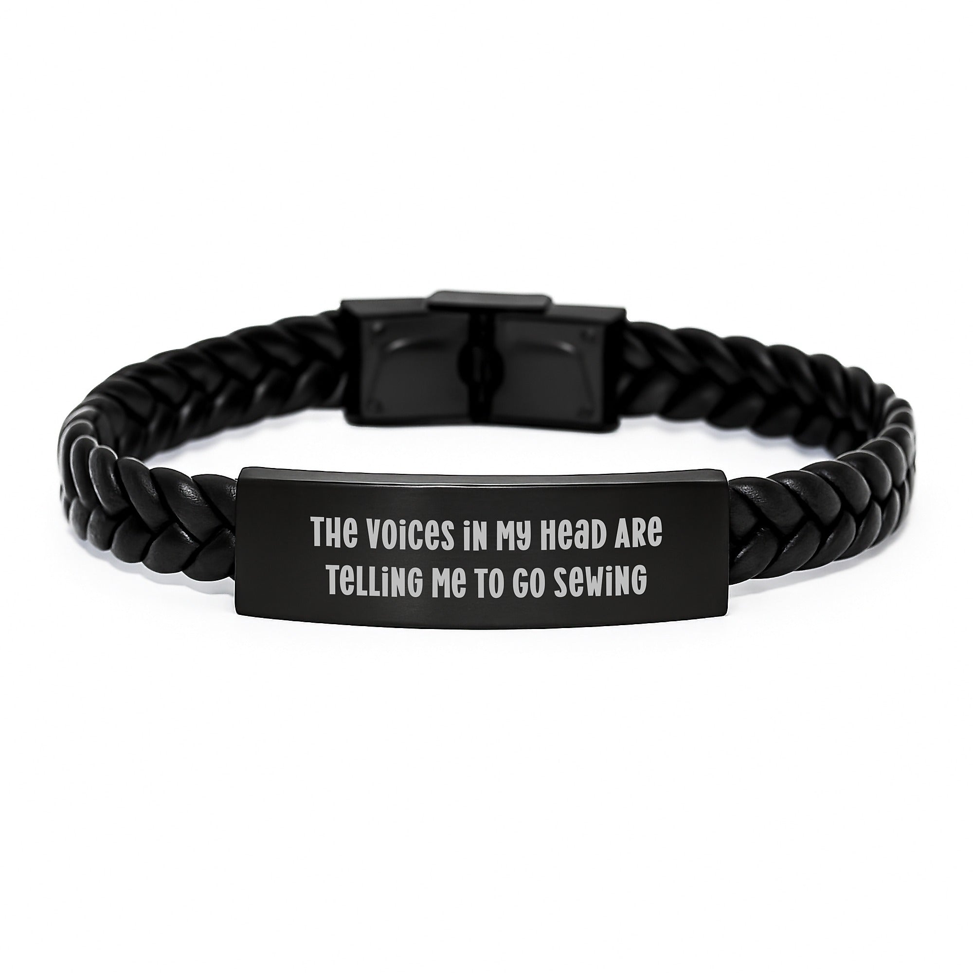 Funny Sewing Gifts for Women - Interlaced Leather Bracelet from Friends - Unique Christmas Unique Gifts for Sewing Enthusiasts