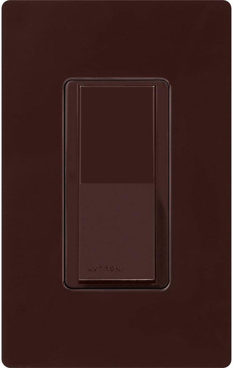 Lutron Claro On/Off Switch, 15-Amp/3-Way, CA-3PS-BR, Brown