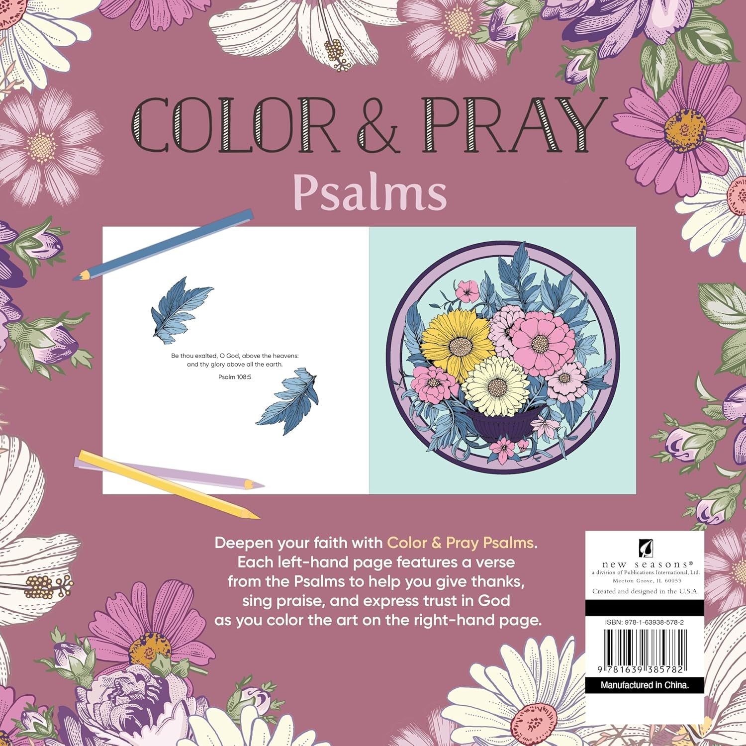 Color & Pray: Psalms (Keepsake Coloring Books)