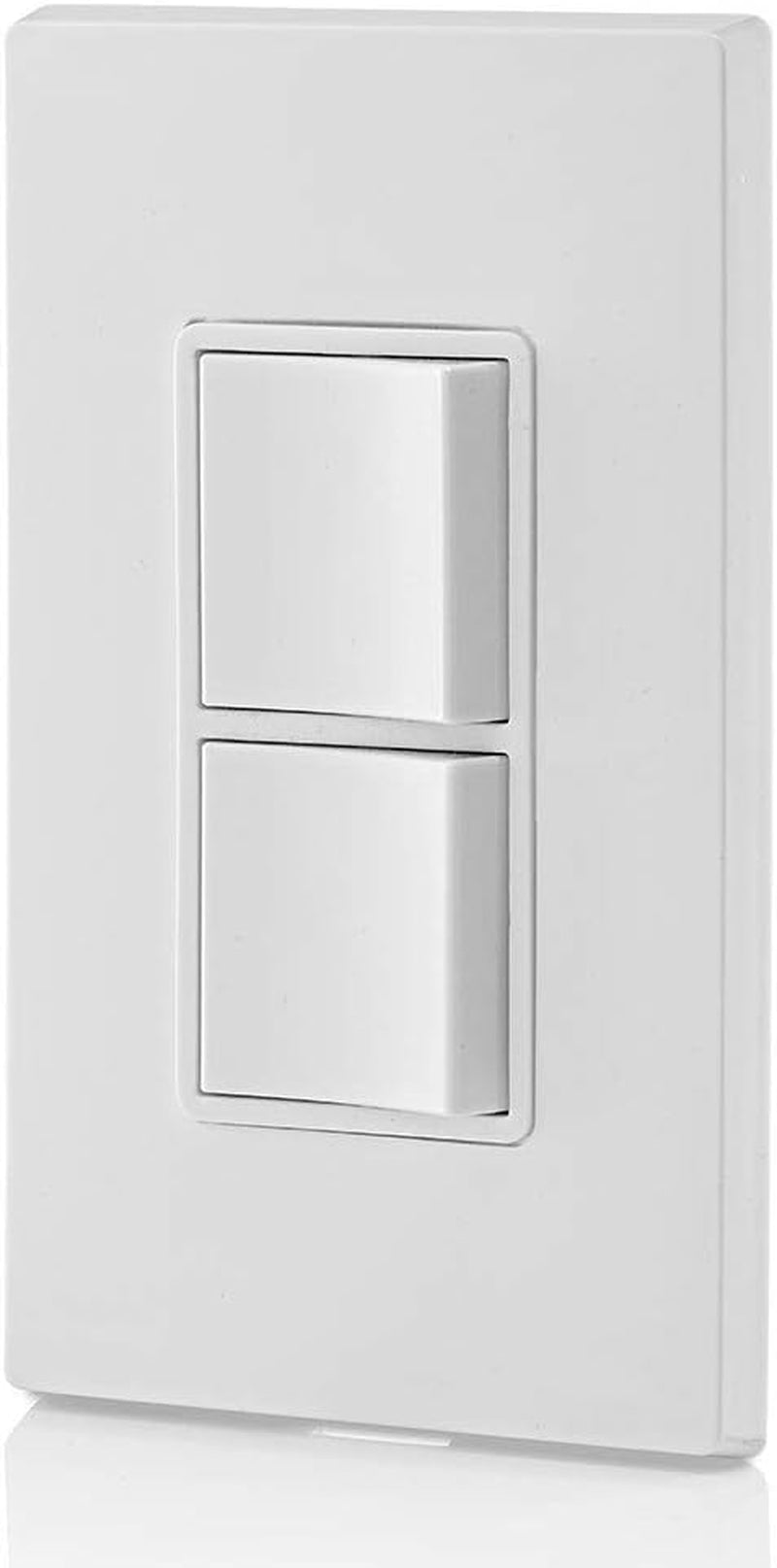 Leviton 5634-W 15 Amp, 120/277 Volt, Decora Single-Pole, AC Combination Switch, Commercial Grade, Grounding, White