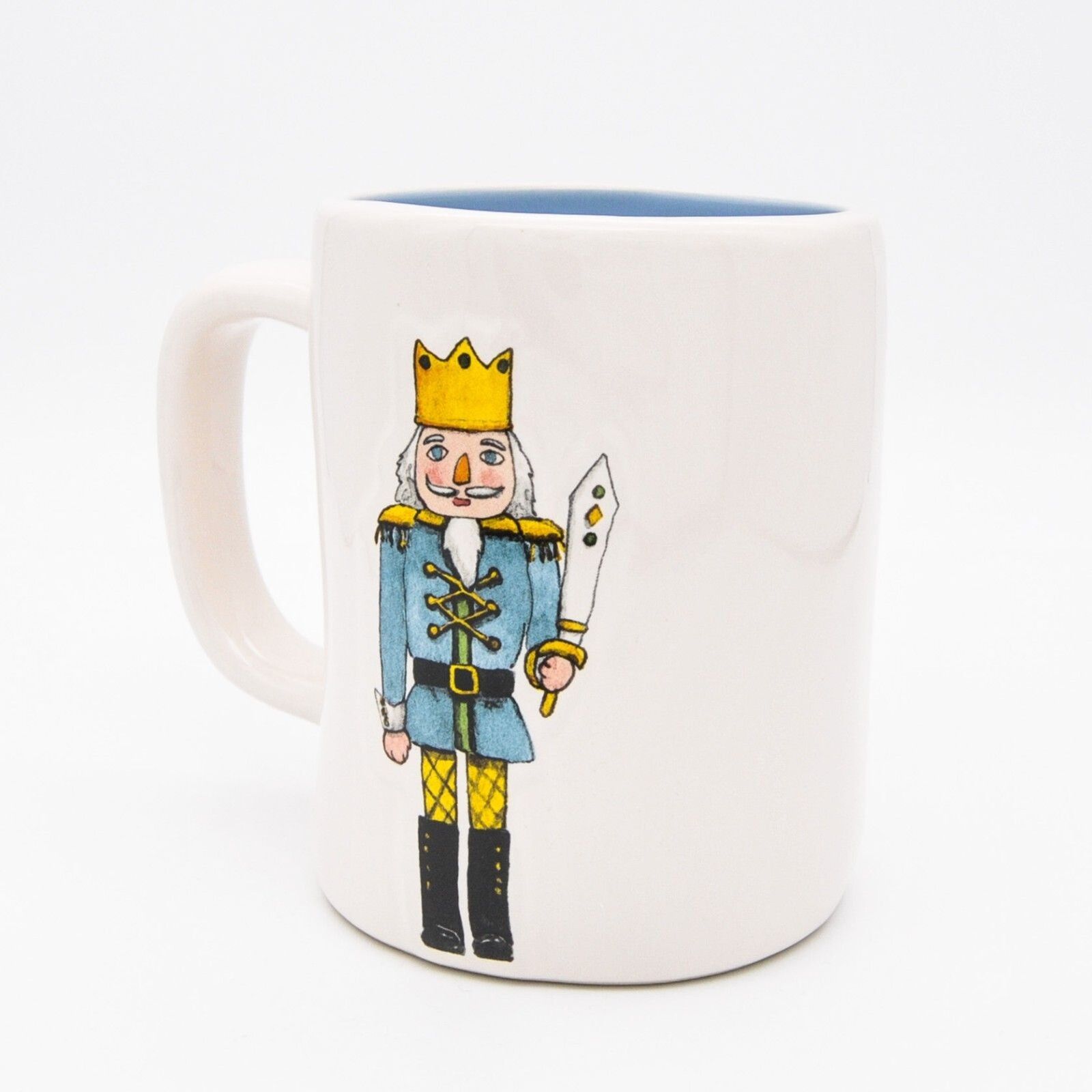 Rae Dunn Christmas Mug I'm A Little Nutty, Nutcracker Double-Sided 16oz Cup