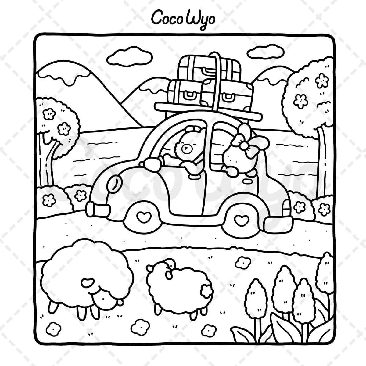 Little Cuddles: Coloring Book for Adults and Teens Featuring Cute Animal Friends for Relaxation