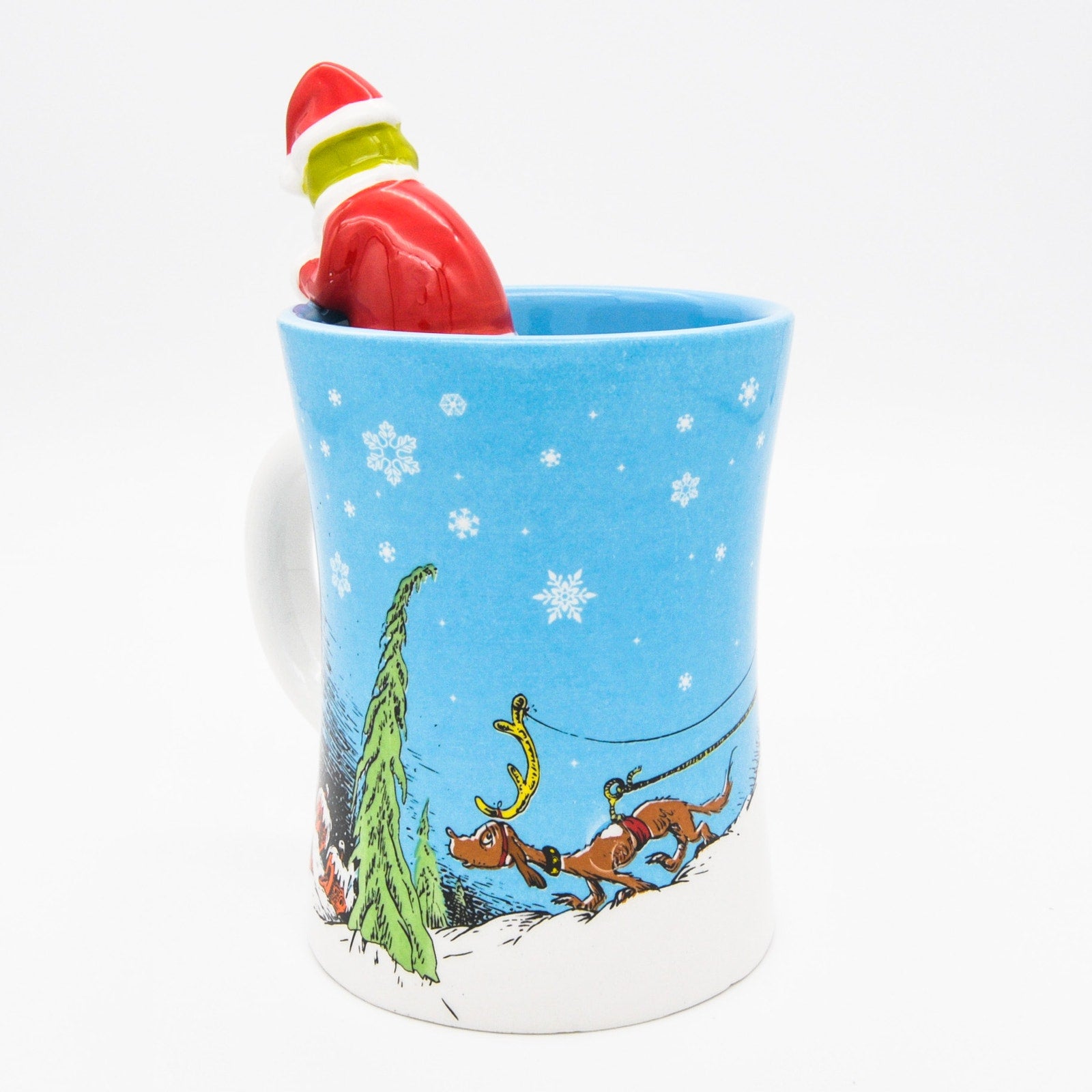 Grinchmas Christmas Figurine Mug, How The Grinch Stole Christmas 12oz Ceramic Coffee Cup Gift, New