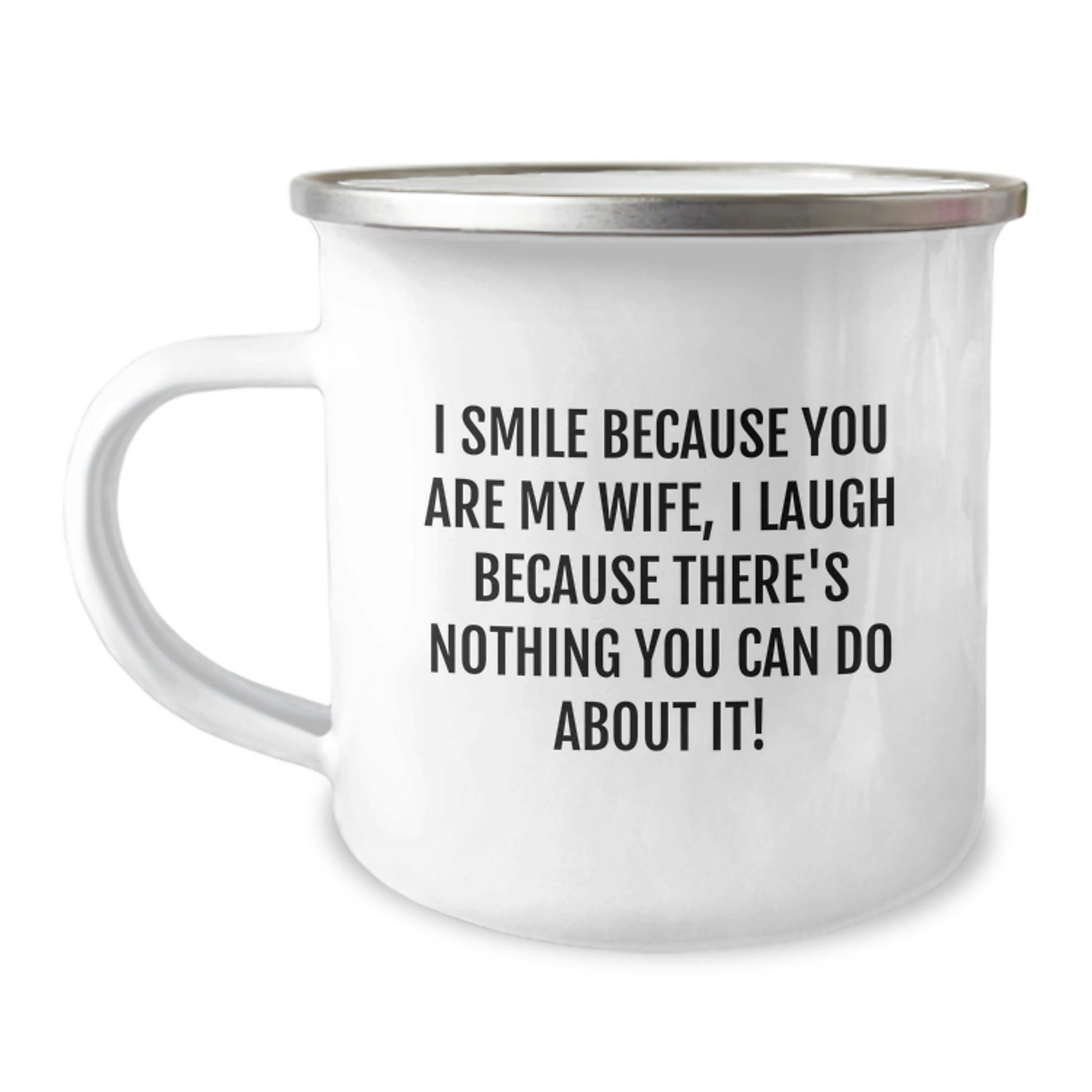 Funny Wife Camping Mug Gifts from Husband to Wife at Graduation Unique
