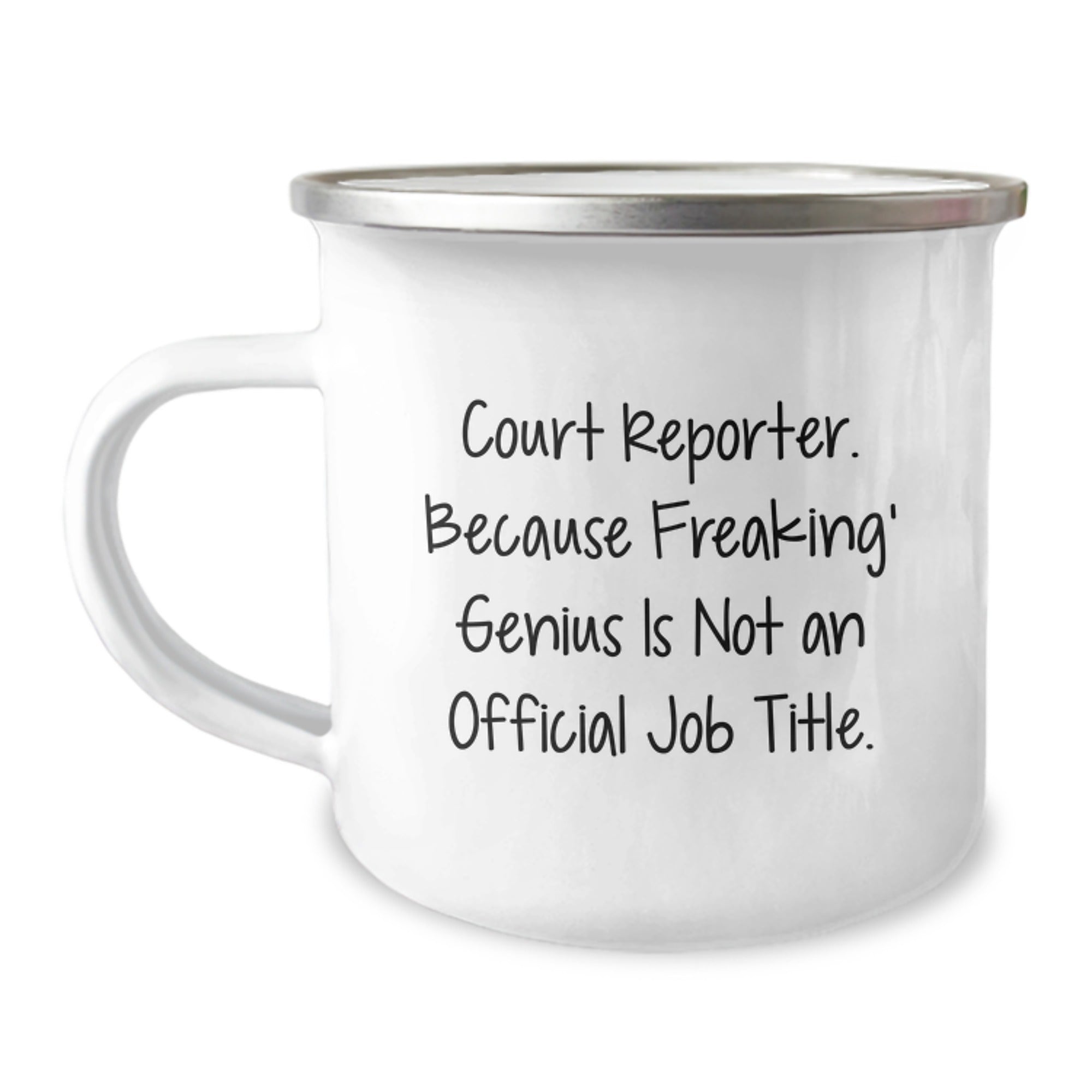 Funny Court Reporter Gifts from Friends, Unique Camping Mugs for Court Reporter, Court Reporter Graduation Unique Gifts