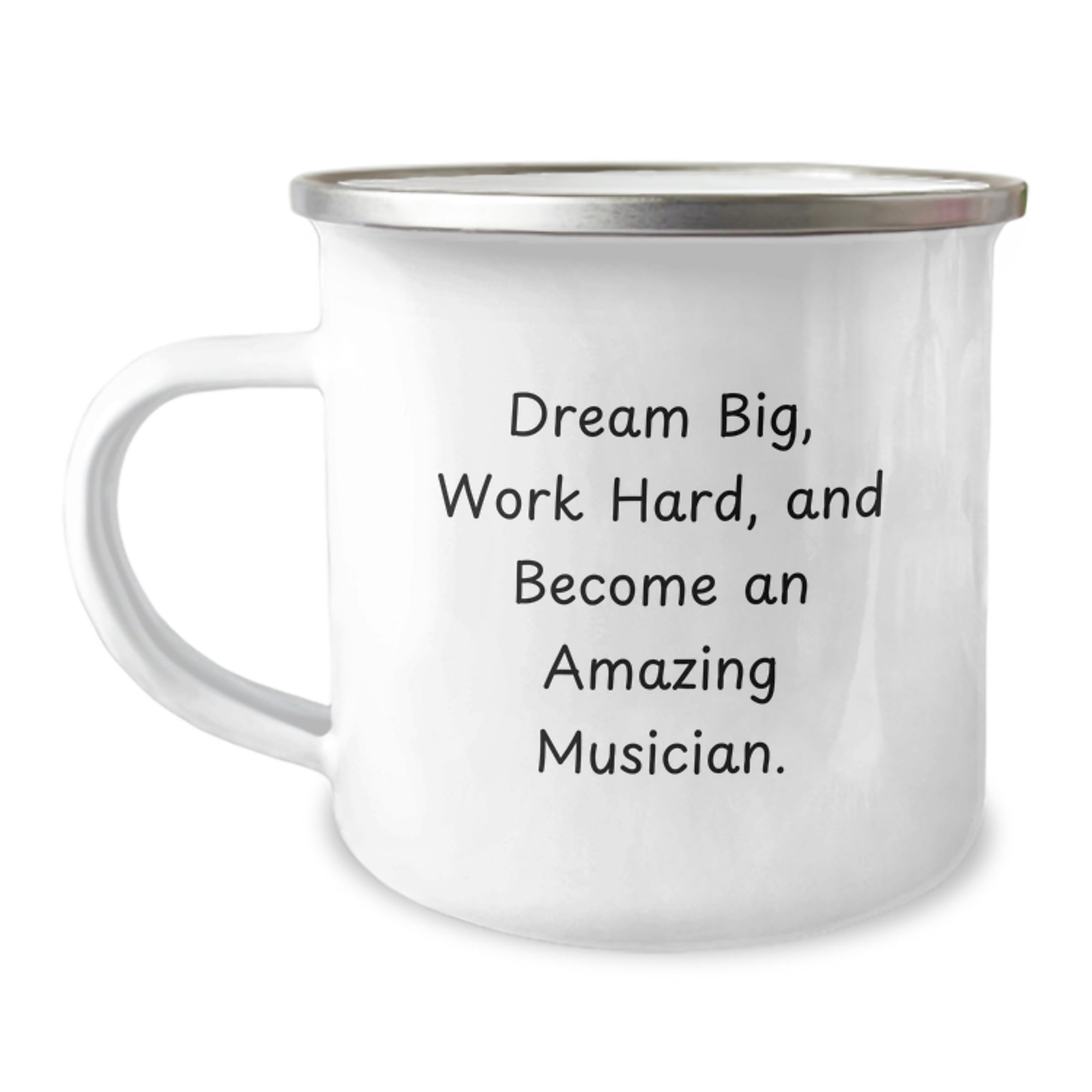 Dream Big Funny Camping Mug Gifts for Musician Friends Family on Christmas Unique Presents