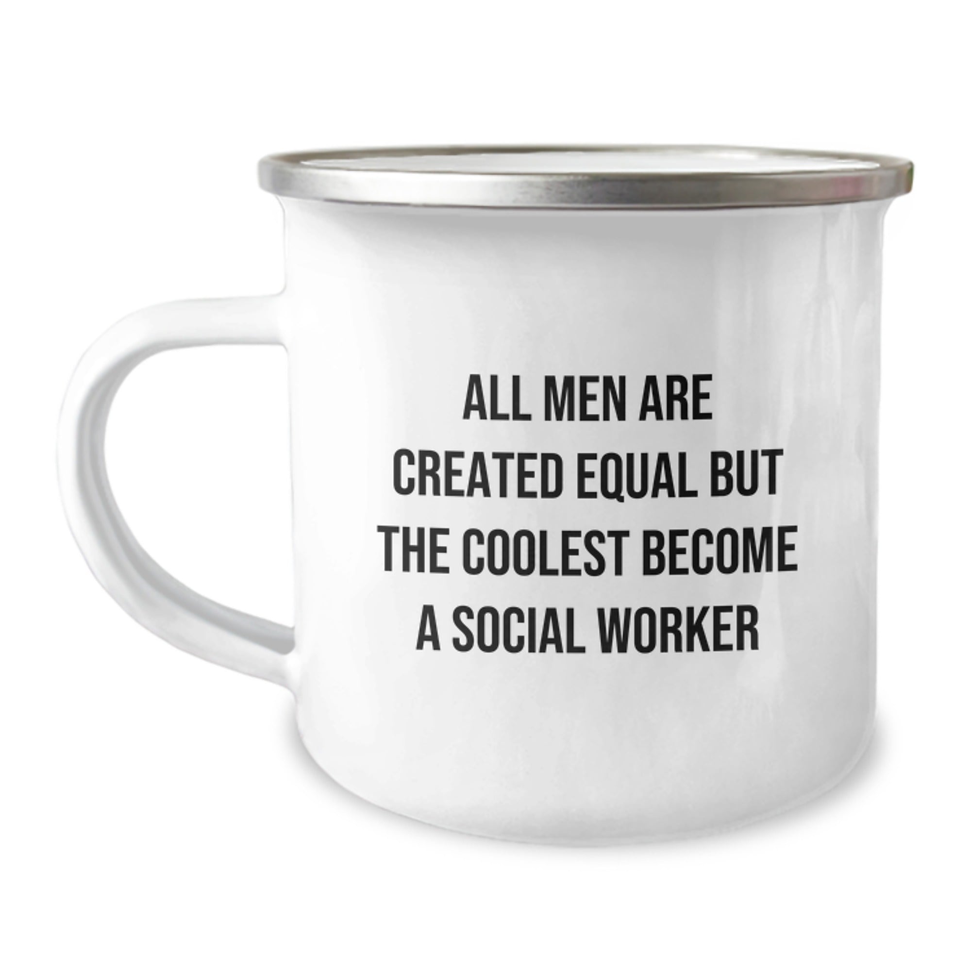 Premium Social Worker Keepsake Camping Mug for Him Christmas Gift