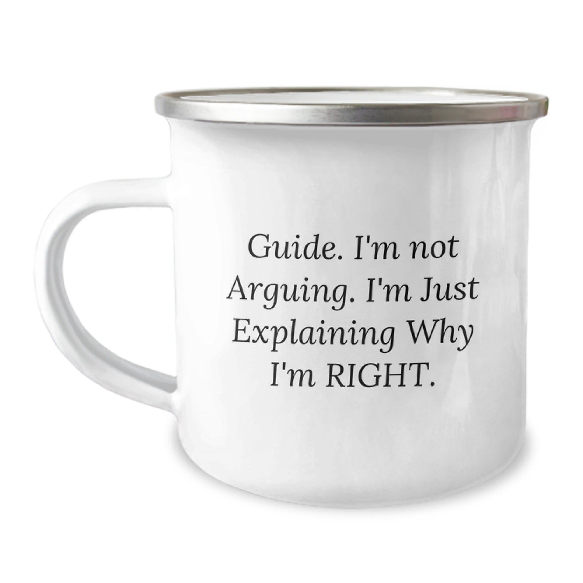Christmas Gift Guide Camping Mug - Assertive Present for Her