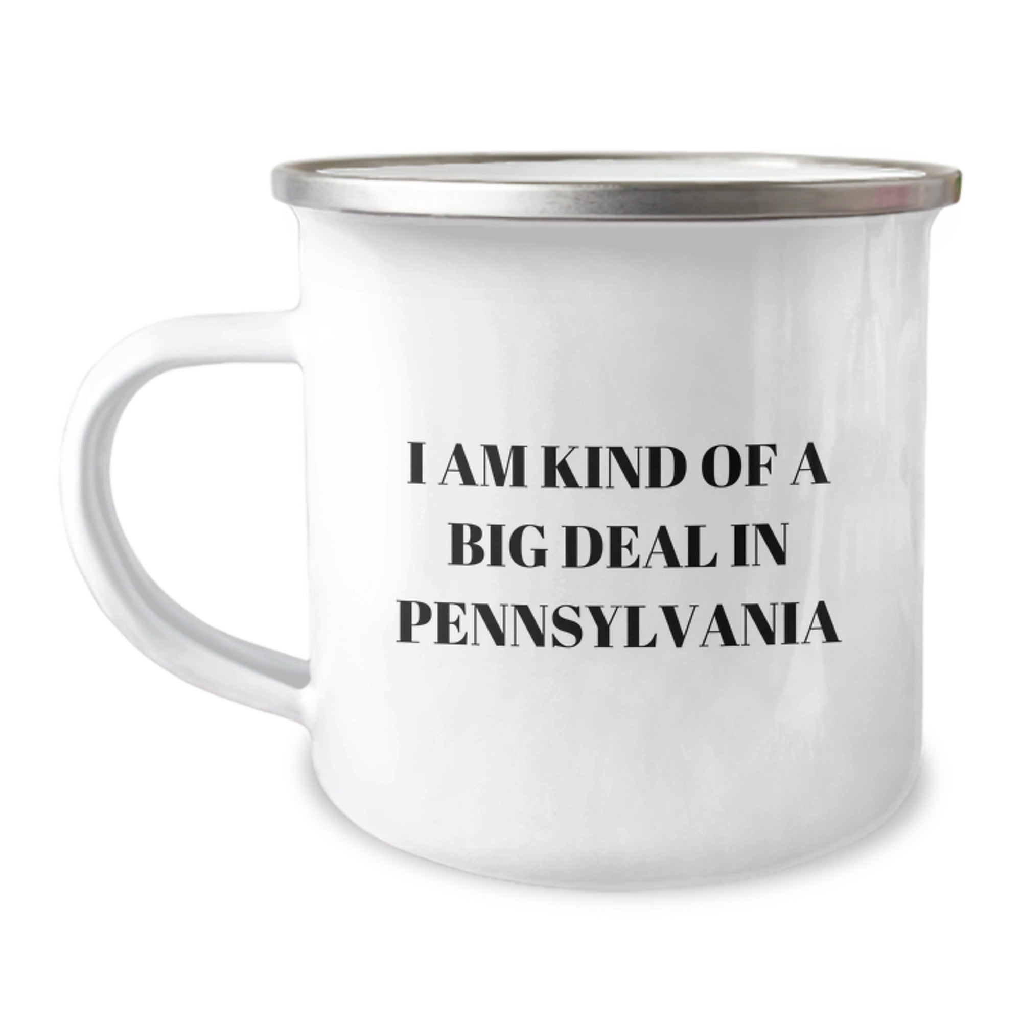 Christmas Gift for Her - Pennsylvania Camping Mug with Playful Saying
