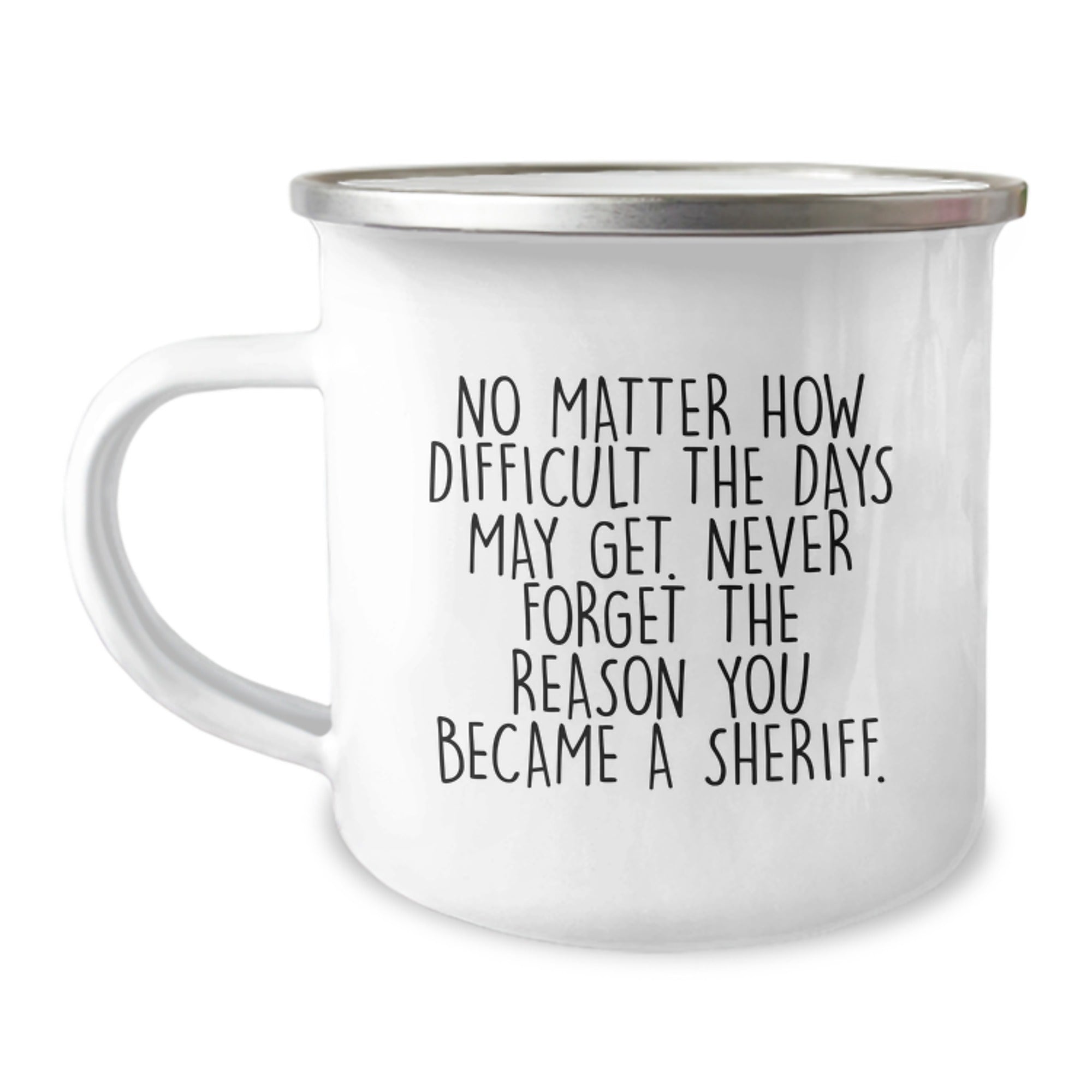 Funny Sheriff Gifts for Men, Funny Camping Mug for Sheriff Friends and Family, Graduation Unique Sheriff Mugs for Sheriff Lover