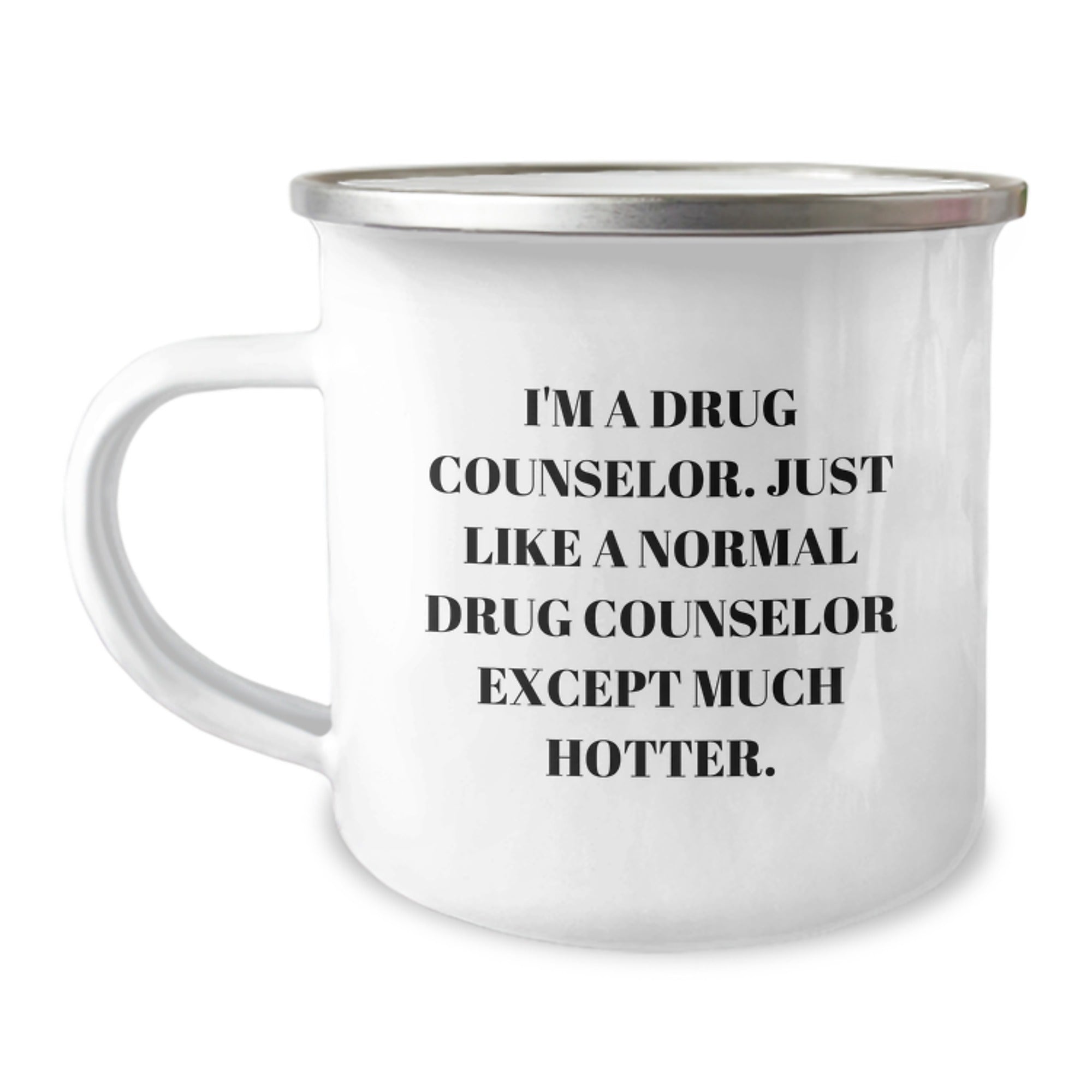 Christmas Gift for Her Witty Drug Counselor Camping Mug Present
