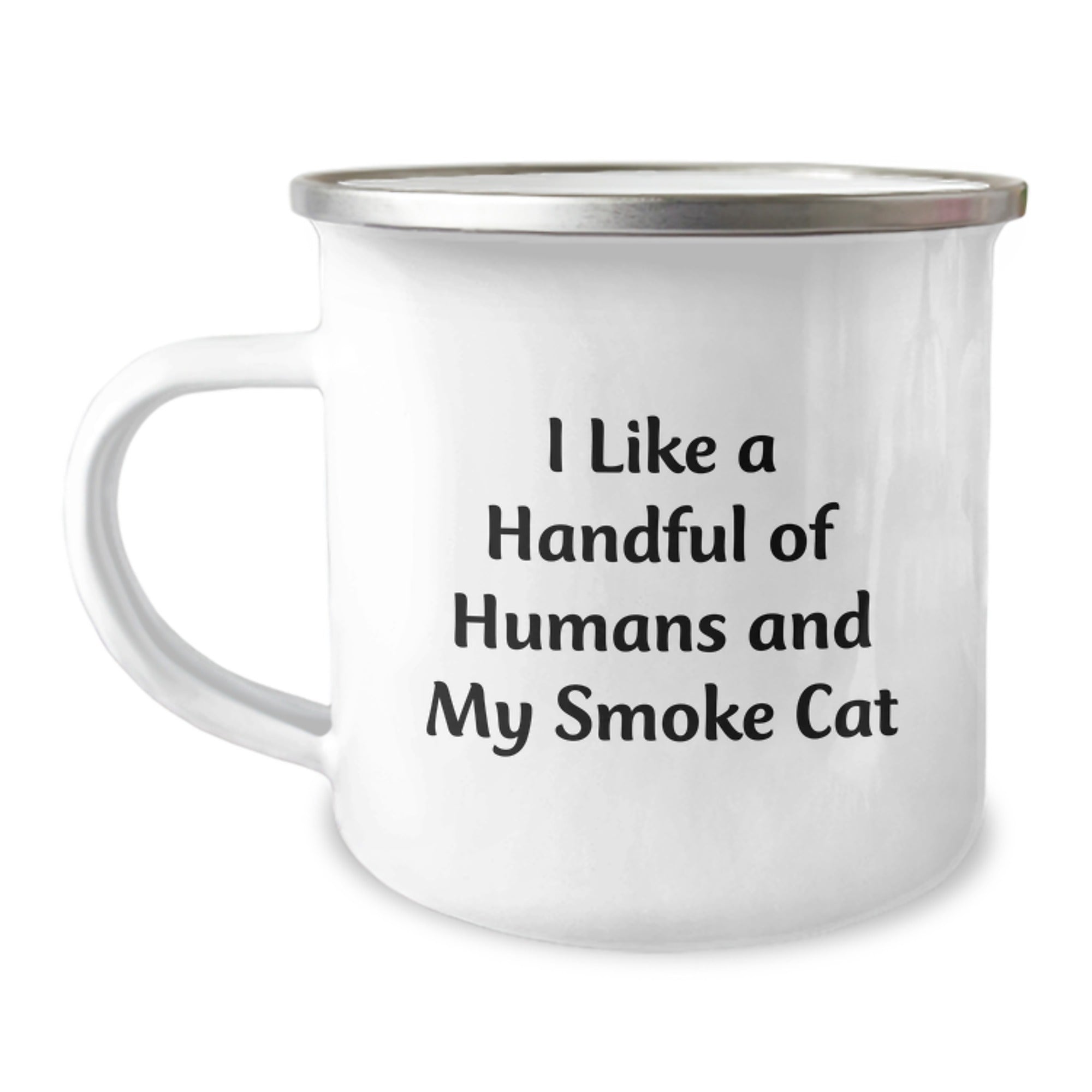 Funny Smoke Cat Gifts for Men Camping Mug Unique Christmas Memorable Present