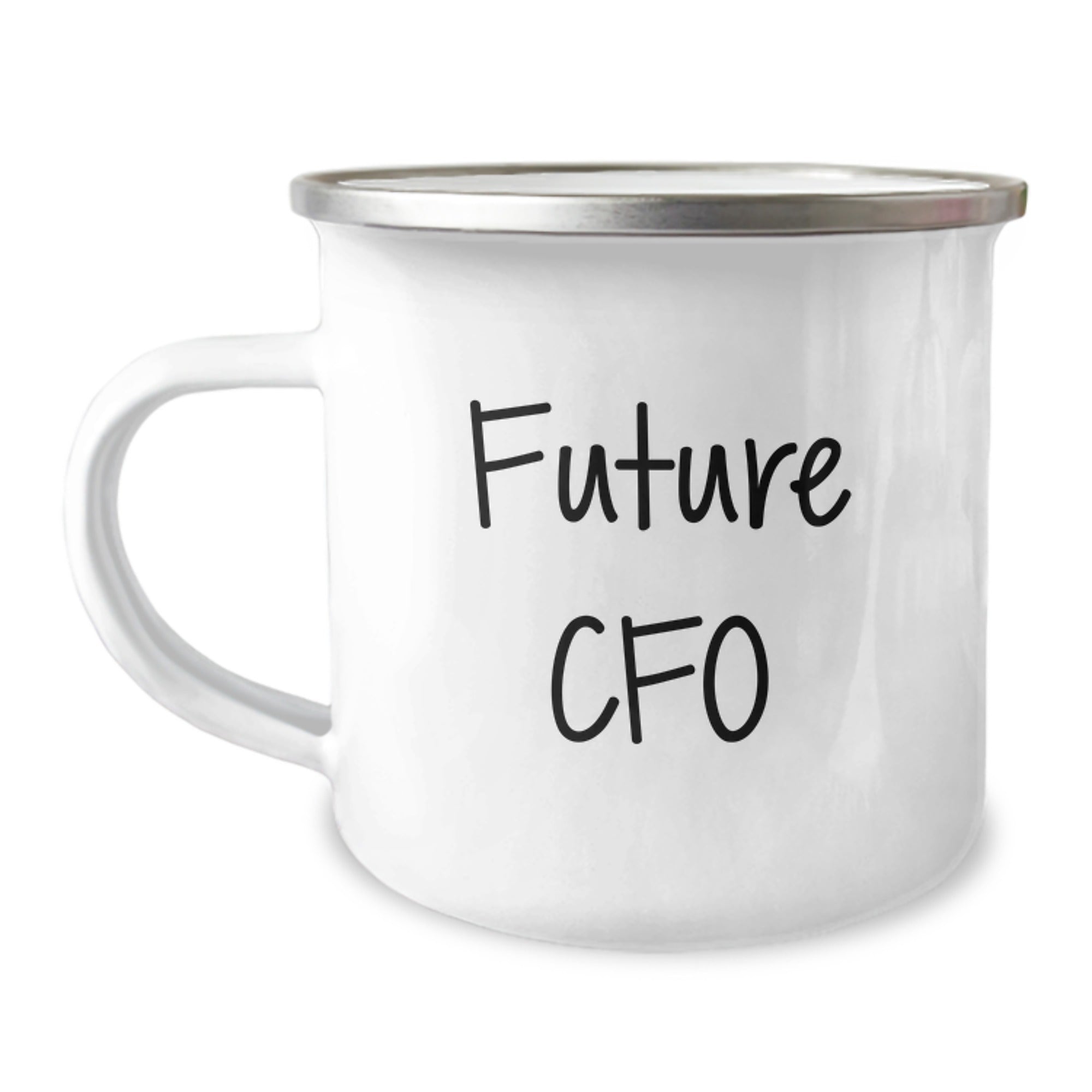 Funny CFO Gifts for Him, Camping Mug for Future CFO, Inspirational Quote from Future CFO