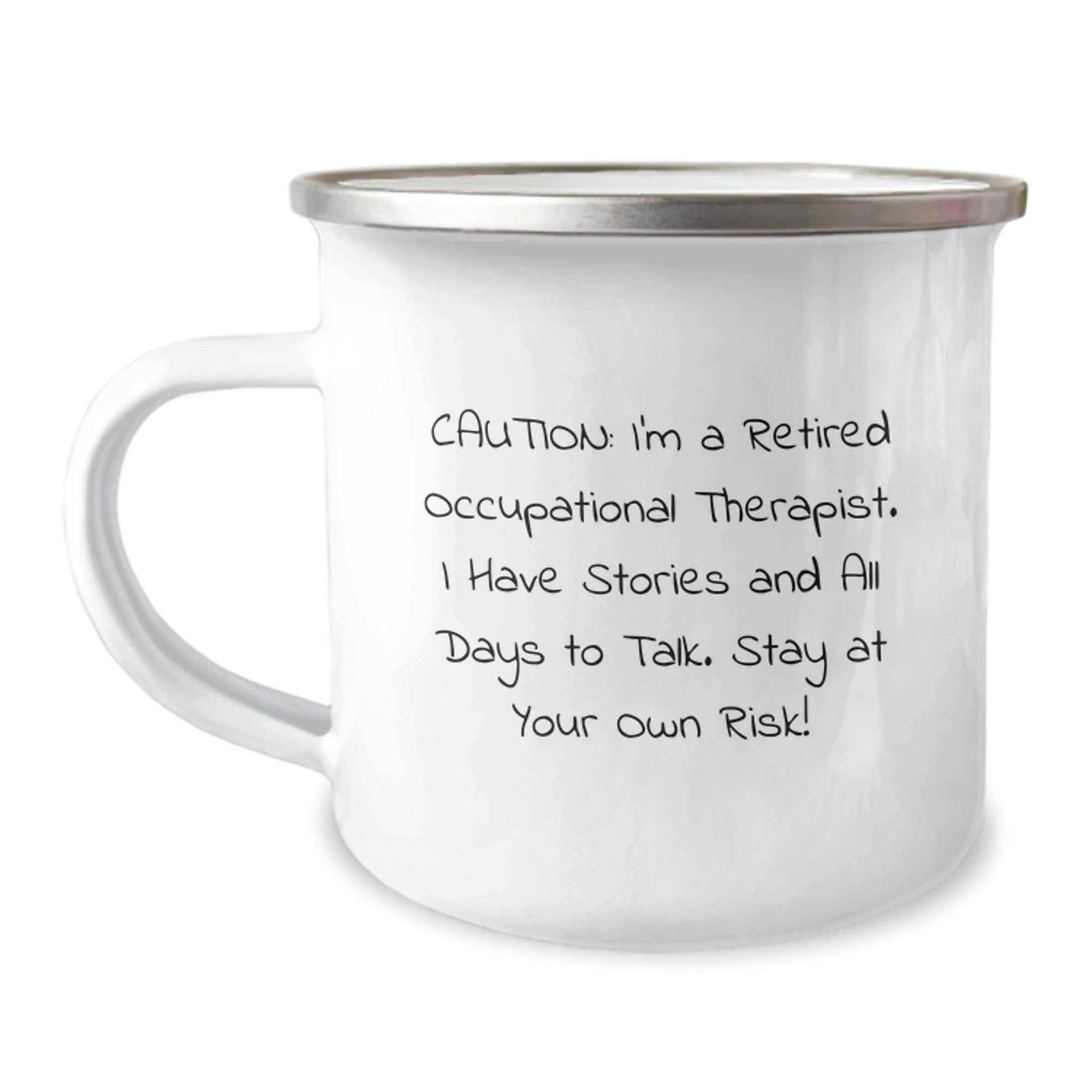 Occupational Therapist Camping Mug - Funny Quote Gifts for Christmas