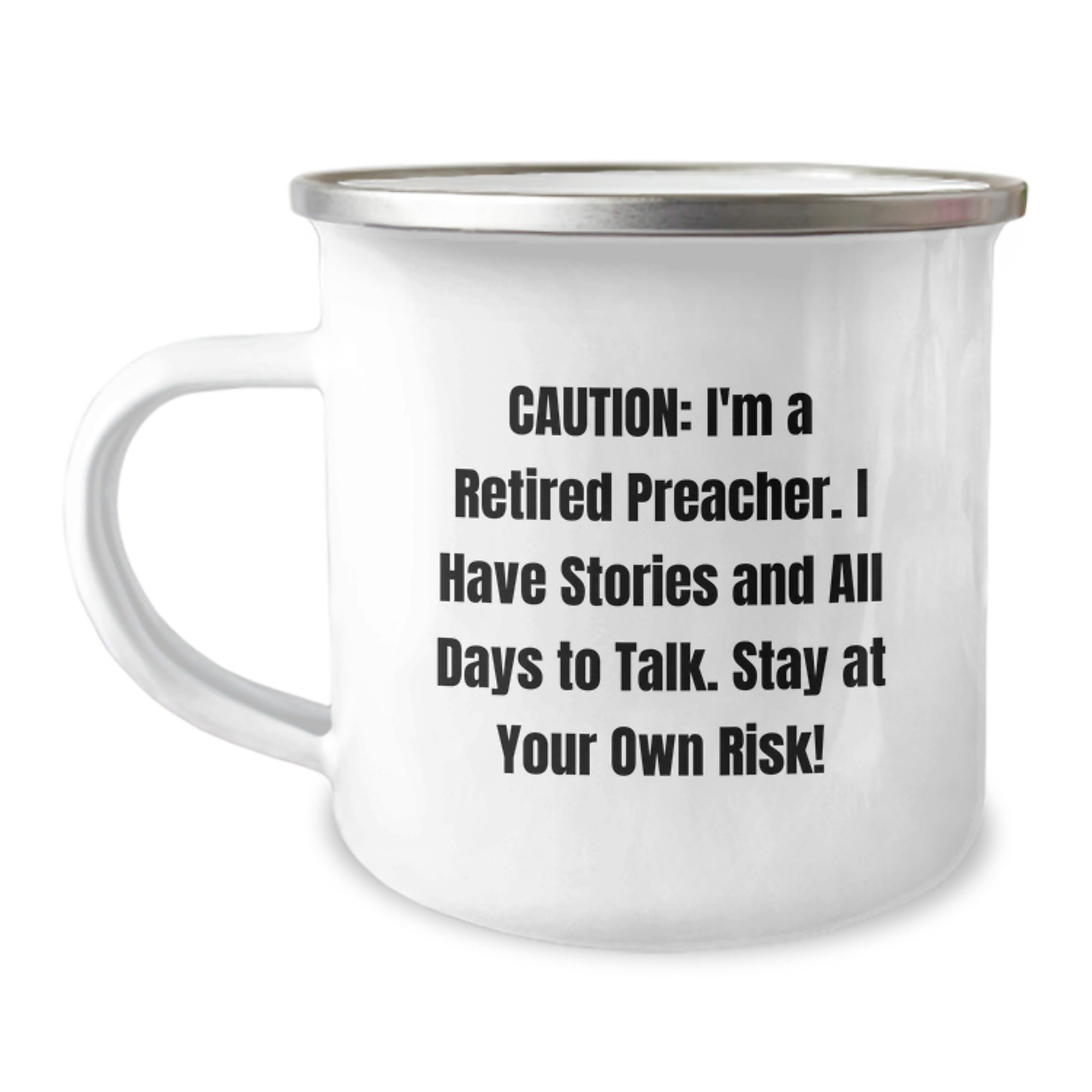 Gifts from Men, Unique Christmas Unique Gifts for Preacher, I'm A Retired Preacher - Funny Camping Mug