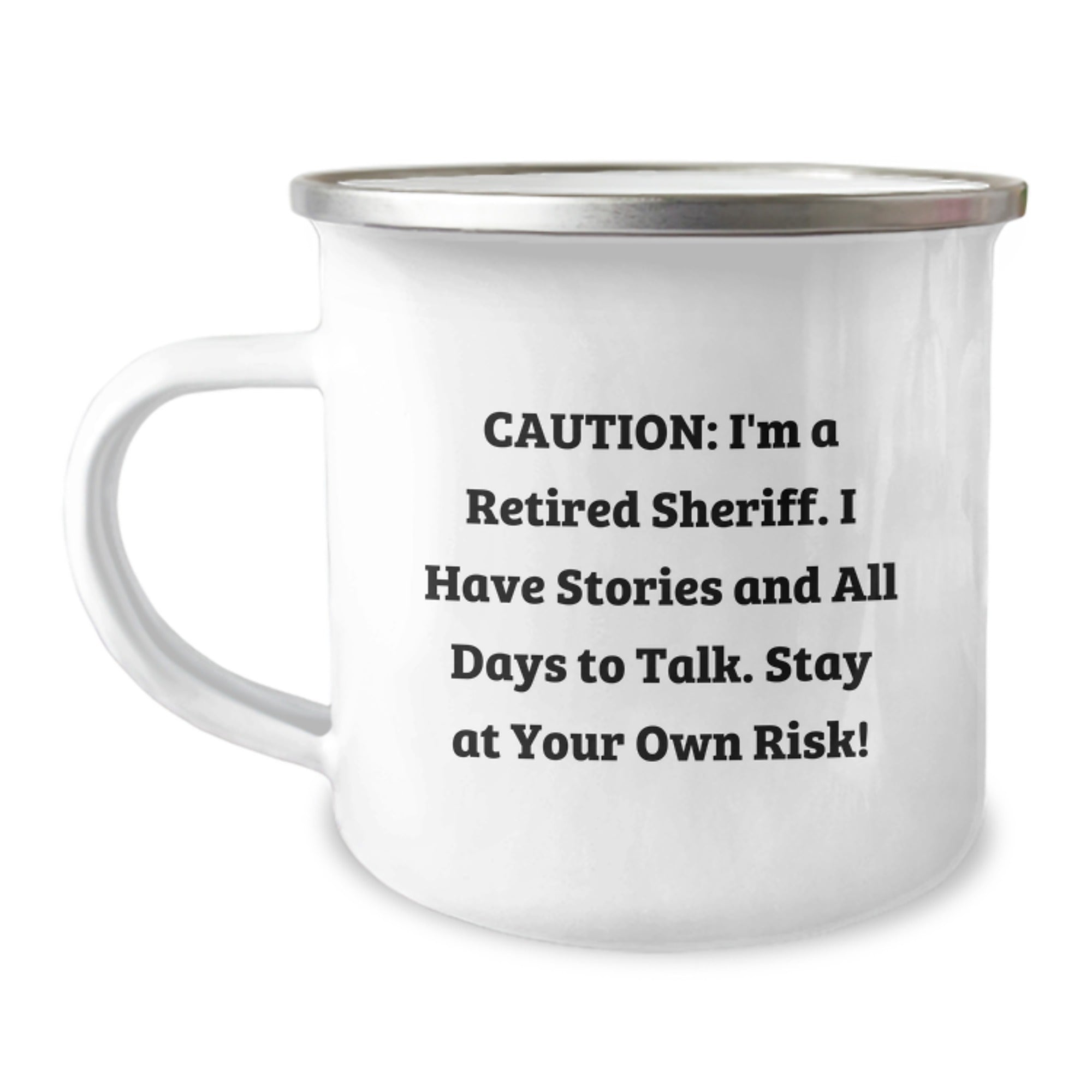 Sheriff Gifts for Men - Funny Camping Mug for Christmas Unique Gifts from Friends and Family