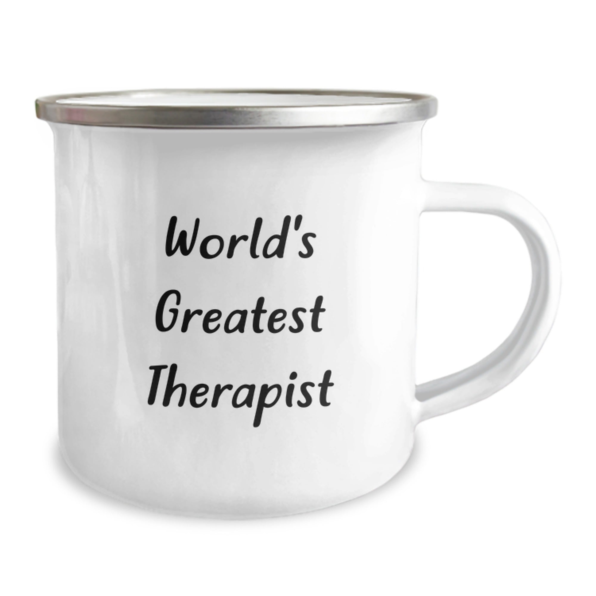 Funny Gifts for Therapist Friends and Family - World's Greatest Therapist Camping Mug, Perfect for Graduation Unique Gifts from Men, Women, Coworkers, or Family - Image 2
