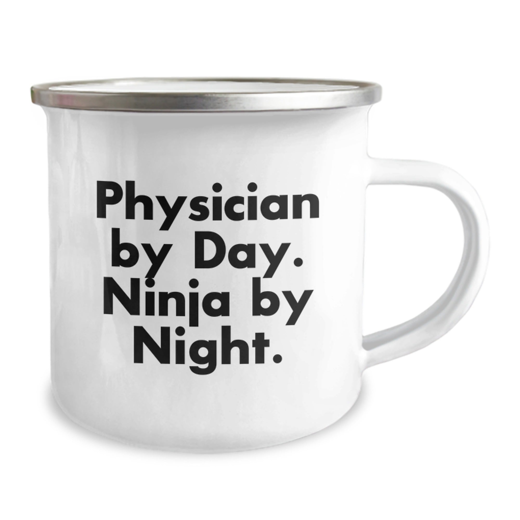 Gifts from Friends and Family for Physicians - Physician by Day Ninja by Night Camping Mug for Graduation Unique Gifts - Image 2
