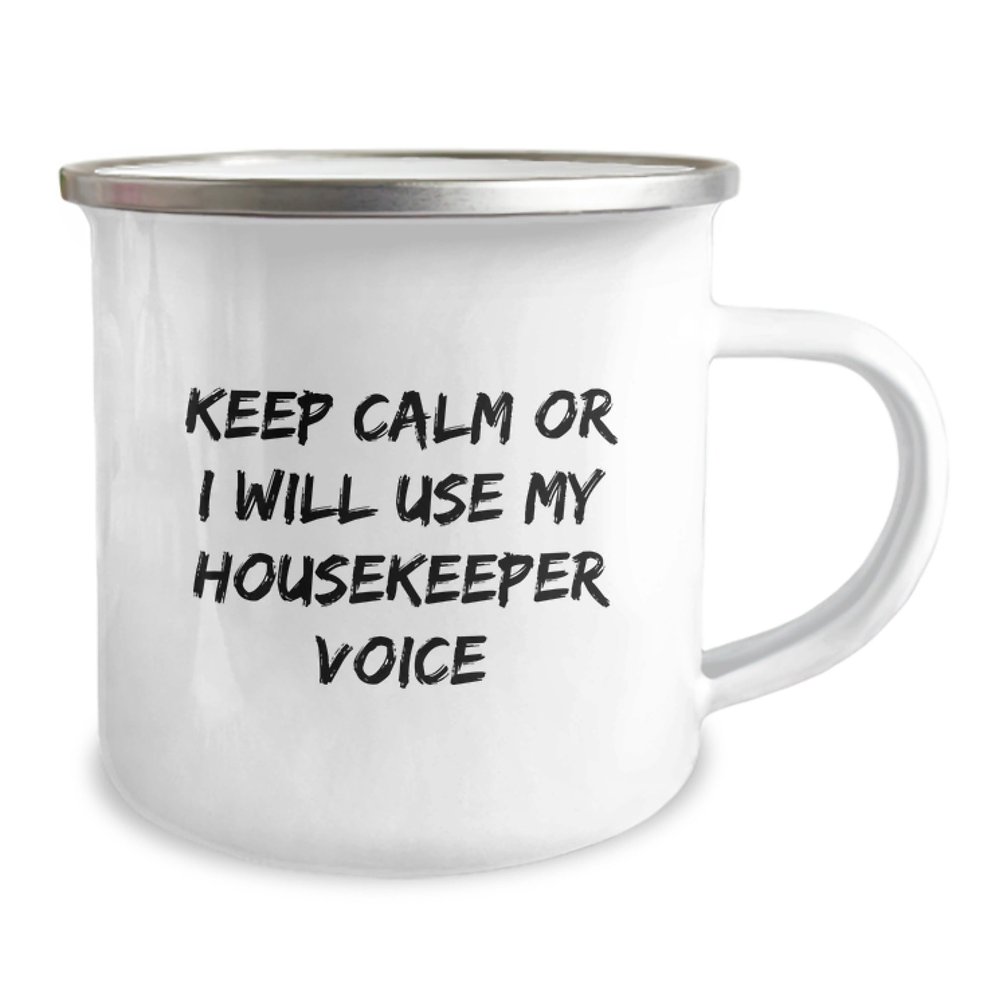Housekeeper Keepsake Gift for Him - Keep Calm Or I Will Use My - Image 2