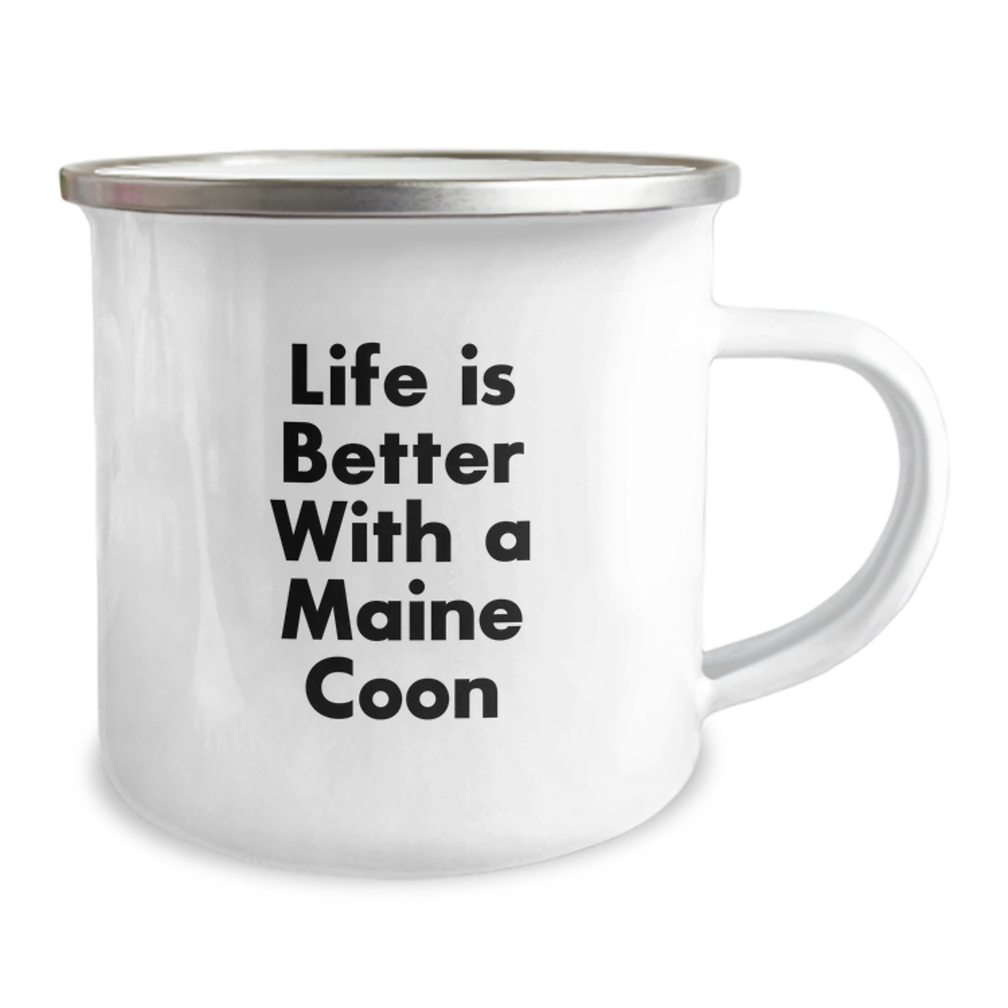 Maine Coon Cat Lovers Gifts, Funny Camping Mug for Him or Her, 'Life Is Better With A Maine Coon' Quote, Graduation Unique Gifts from Friends, Family, or Coworkers - Image 2