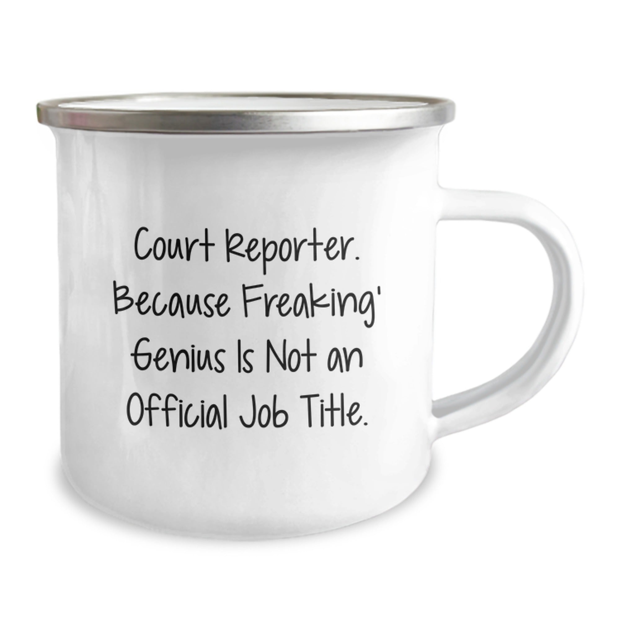 Funny Court Reporter Gifts from Friends, Unique Camping Mugs for Court Reporter, Court Reporter Graduation Unique Gifts - Image 2