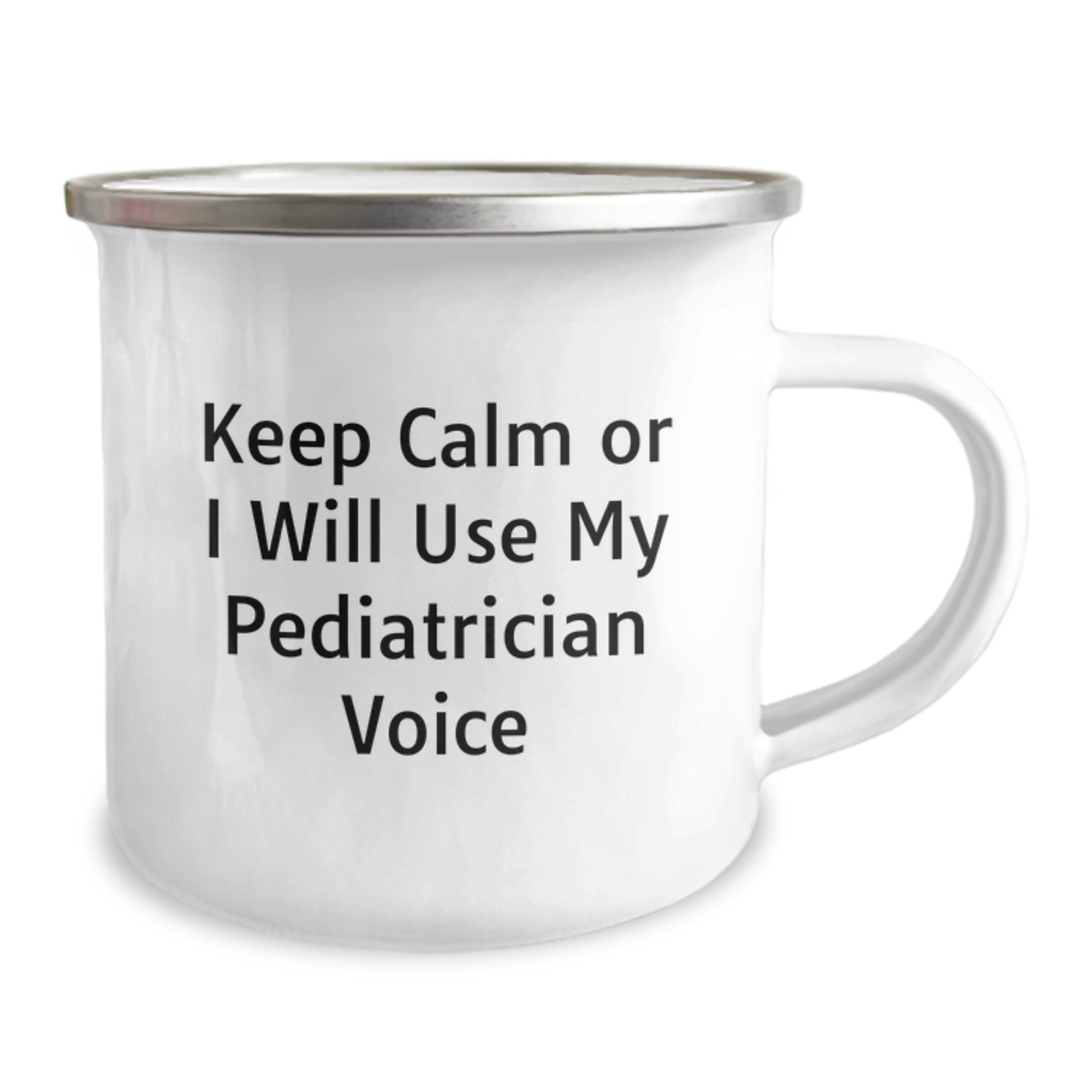 Funny Gifts from Family to Pediatrician Friends on Graduation Day - Keep Calm Or I Will Use My Pediatrician Voice - Image 2